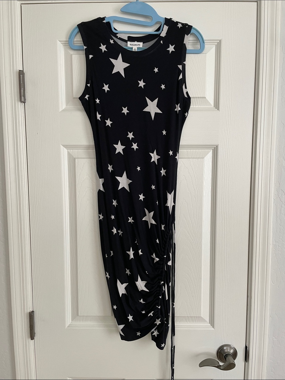 Sugarlips star side ruched dress
